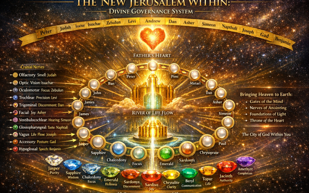 🔥 THE NEW JERUSALEM WITHIN:12 SPICED MOUNTAINS • 12 GATES • 12 GEMSTONES • THE EDENIC GOVERNANCE OF THE FATHER’S HEART
